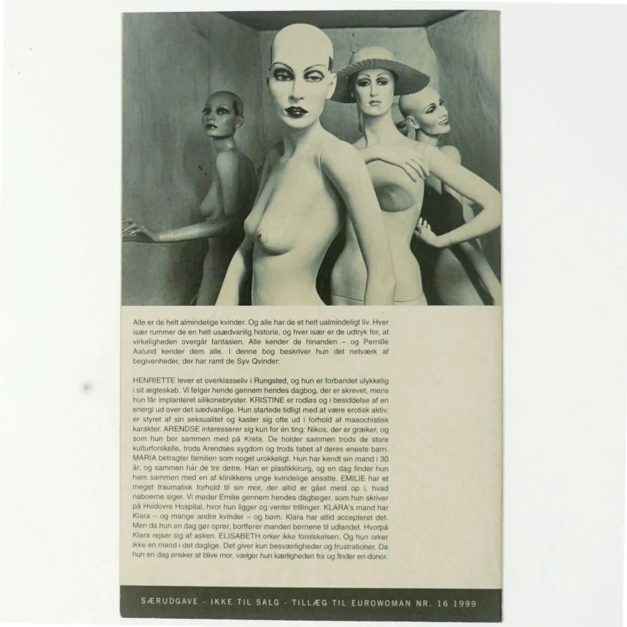 Syv qvinder af Pernille Aalund (Bog)