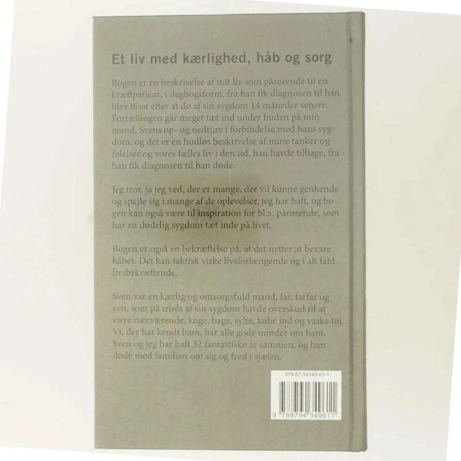 Et liv med kærlighed, håb og sorg af Jette Thorstensen (Bog)