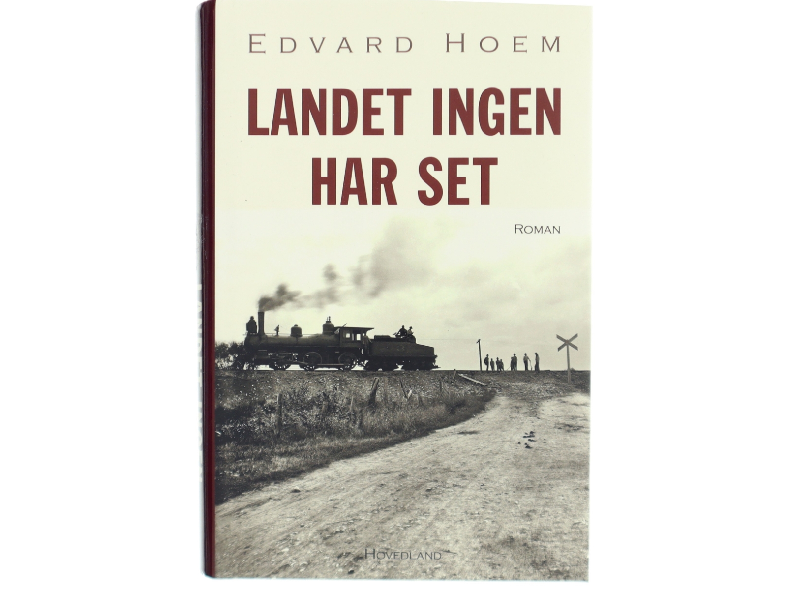 Landet ingen har set : roman af Edvard Hoem (Bog)