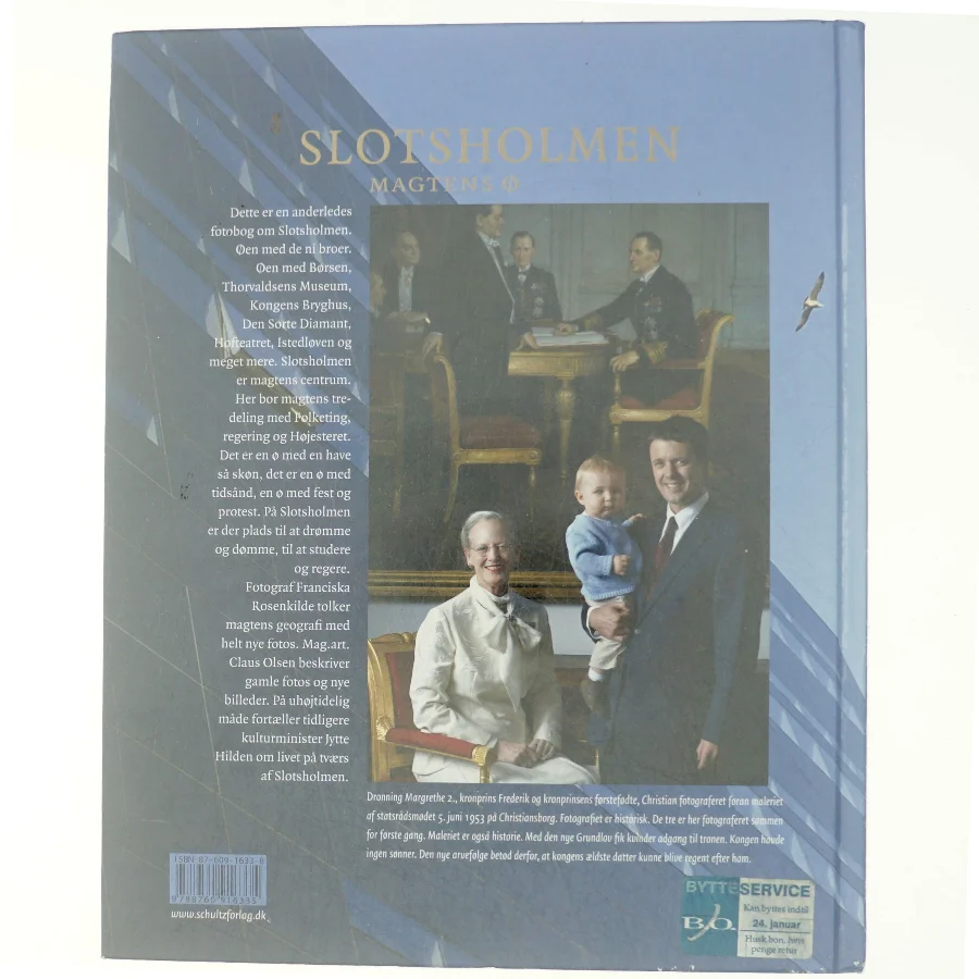 Slotsholmen : magtens ø (Bog)