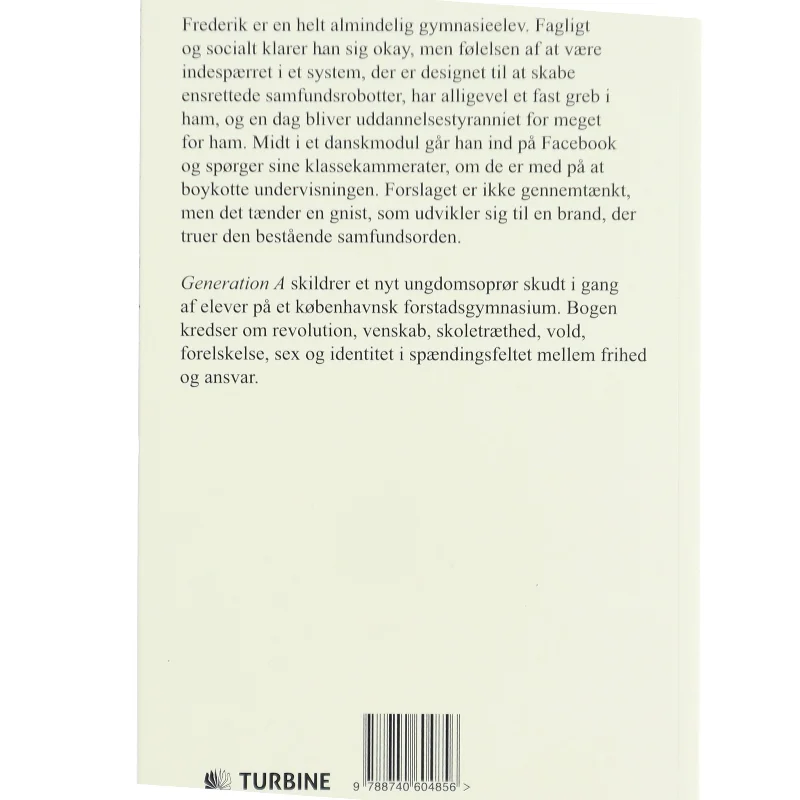 Generation A - af Nikolaj Theil (bog)