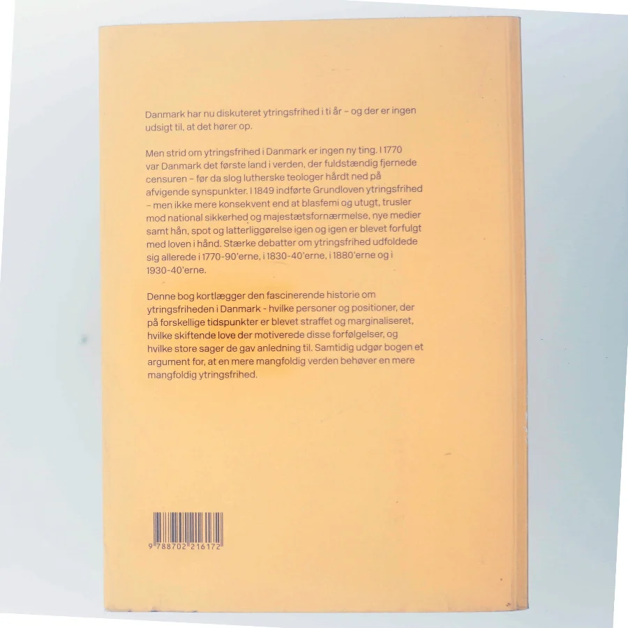 Men : ytringsfrihedens historie i Danmark af Jacob Mchangama (Bog)