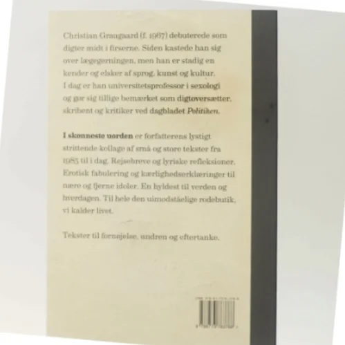 I skønneste uorden : tekster 1985-2017 af Christian Graugaard (Bog)