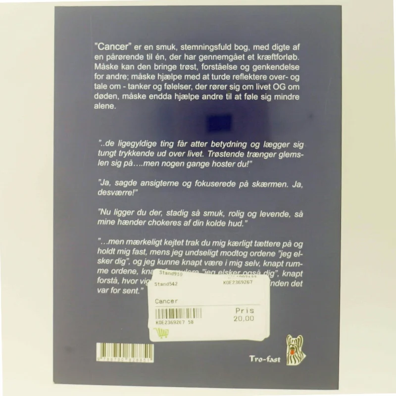 Cancer af Flemming Damskov (Bog)