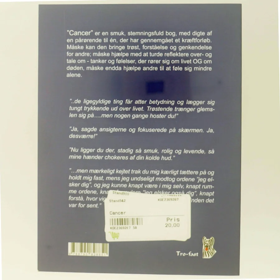 Cancer af Flemming Damskov (Bog)