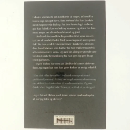 Det skal råbes : erindringer af Jan Lindhardt (Bog)