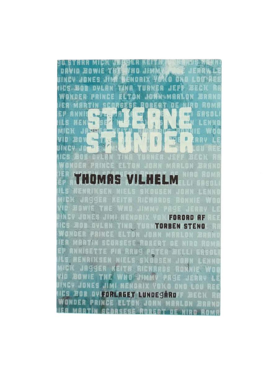 Forsiden af Stjernestunder : film- og musikartikler 2022-24 af Thomas Vilhelm