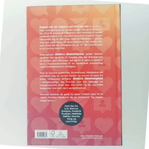 Sådan får du følgere på Instagram : en guide af Anders Hemmingsen (Bog)