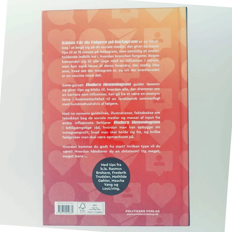 Sådan får du følgere på Instagram : en guide af Anders Hemmingsen (Bog)