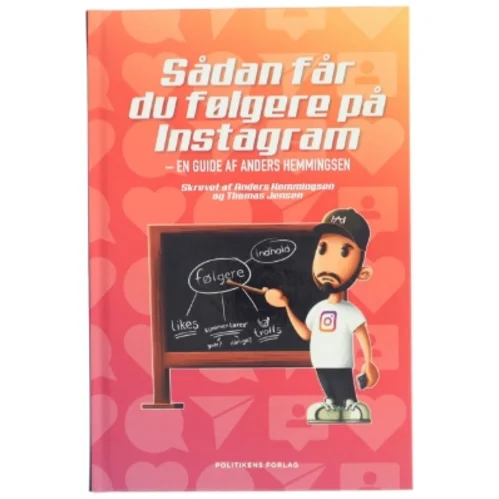 Sådan får du følgere på Instagram : en guide af Anders Hemmingsen (Bog)