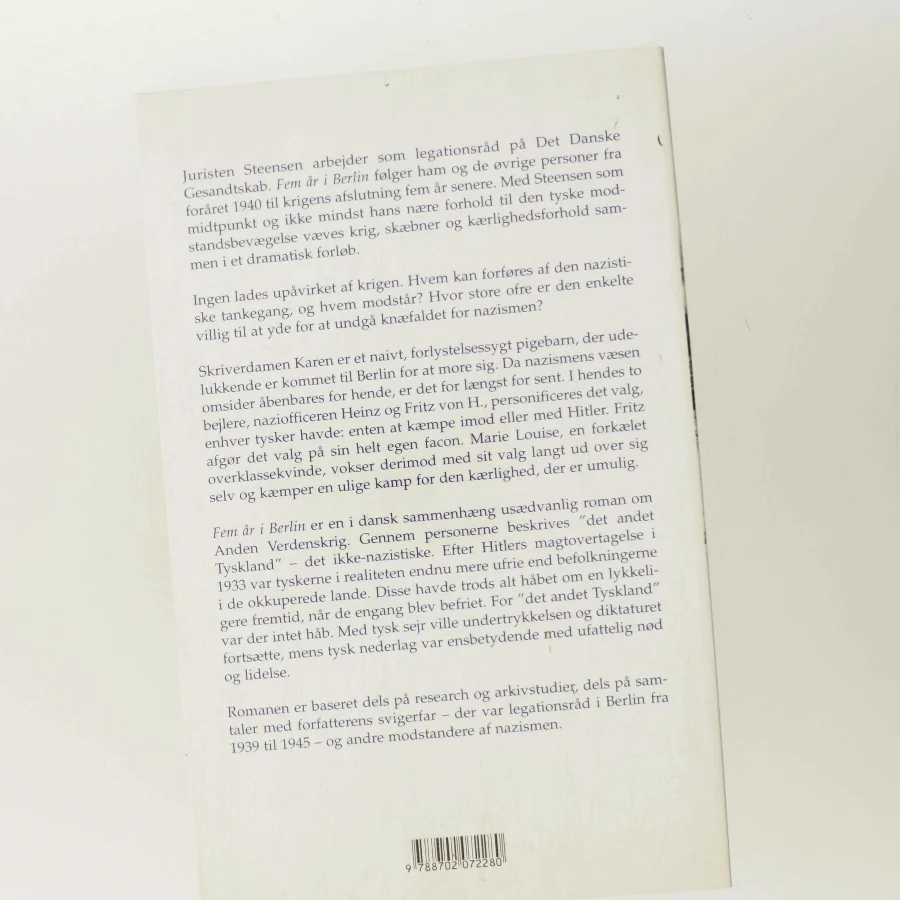 Fem år i Berlin : roman af Bodil Steensen-Leth (Bog)