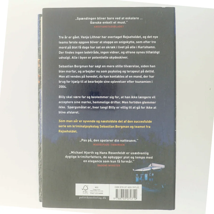Som man sår : kriminalroman af Michael Hjorth (f. 1963-05-13) (Bog)