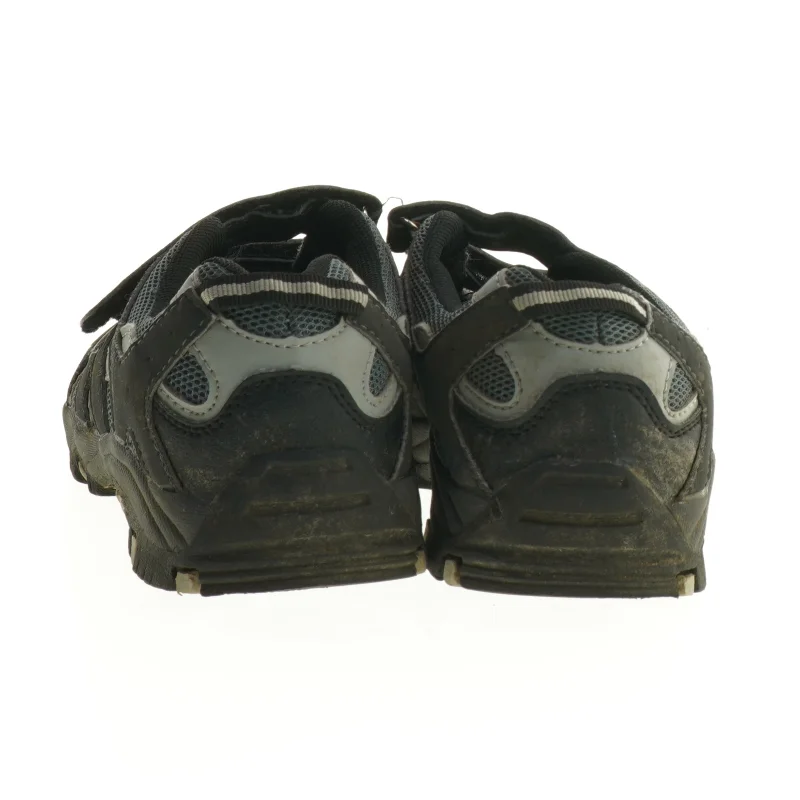 Børnesko i sort med velcro (str. Længde, 25 cm)