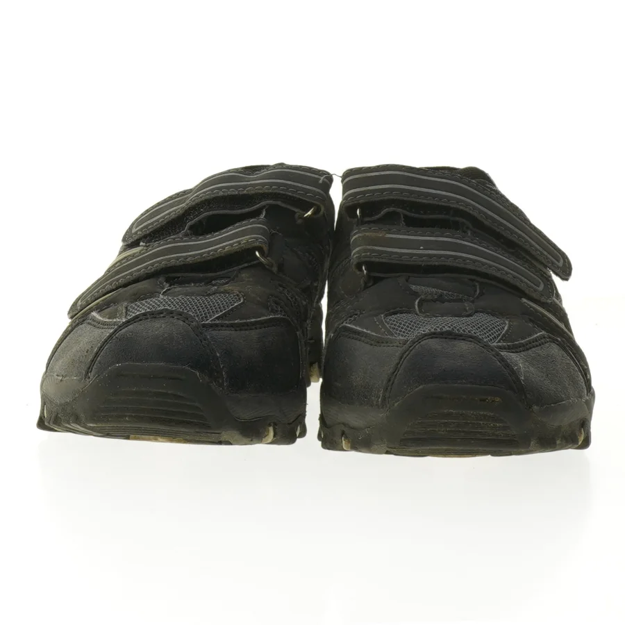Børnesko i sort med velcro (str. Længde, 25 cm)