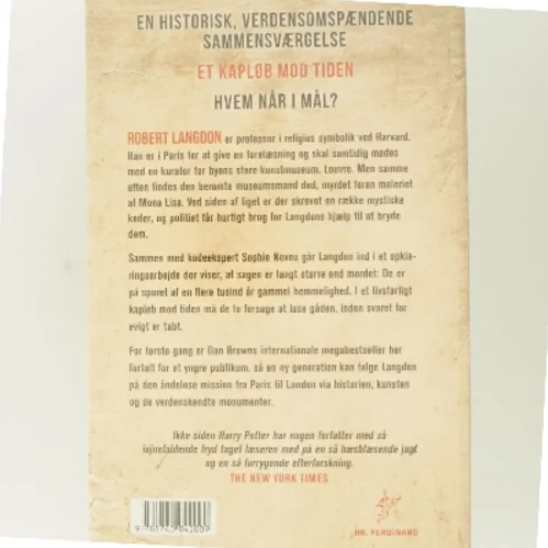 Da Vinci mysteriet : fortalt for yngre læsere : roman (Fortalt for yngre læsere) af Dan Brown (Bog)
