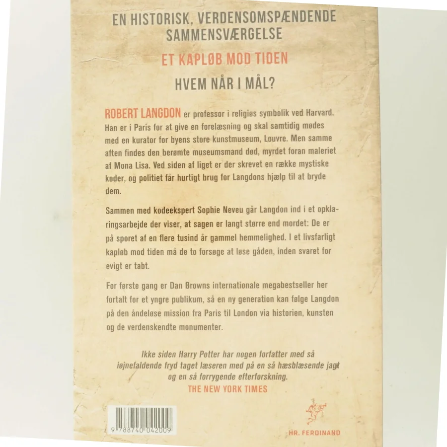 Da Vinci mysteriet : fortalt for yngre læsere : roman (Fortalt for yngre læsere) af Dan Brown (Bog)
