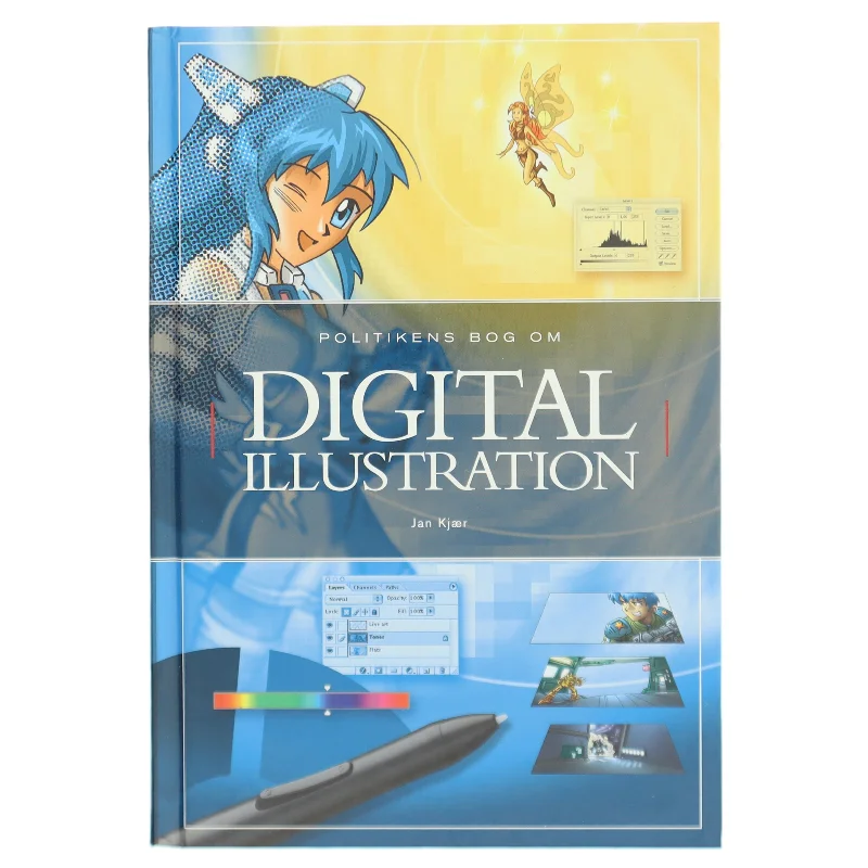 Politikens bog om digital illustration af Jan Kjær (f. 1971) (Bog)
