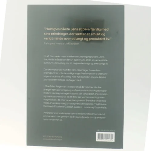 Biografi 'Minefelter' af Jens Nauntofte fra Politikens Forlag