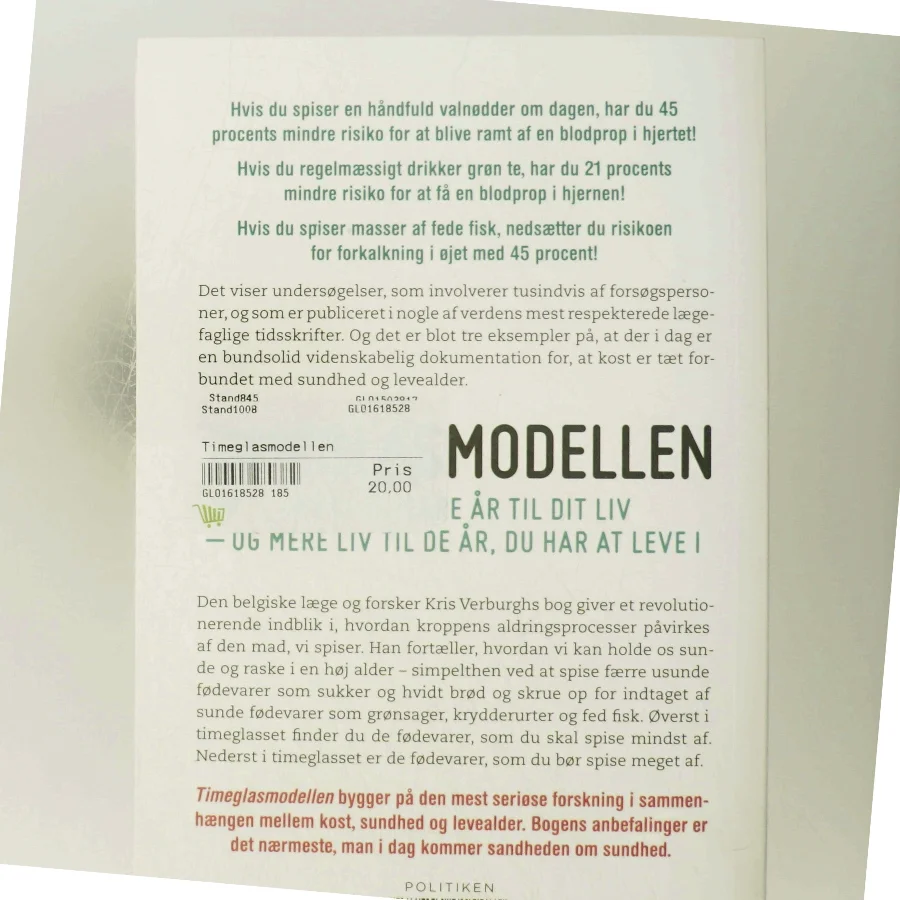 Timeglasmodellen : om at tabe sig og holde sig ung længere af Kris Verburgh (Bog)