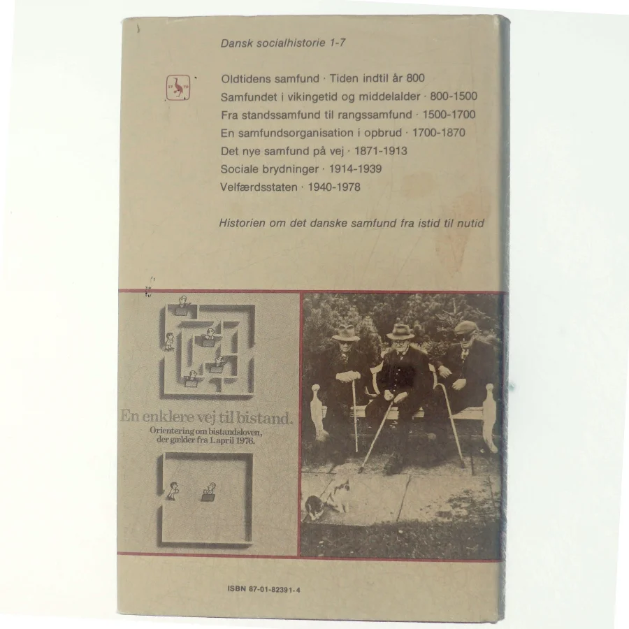 Velfærdsstaten 1940-78: Dansk Socialhistorie 7 (Bog)
