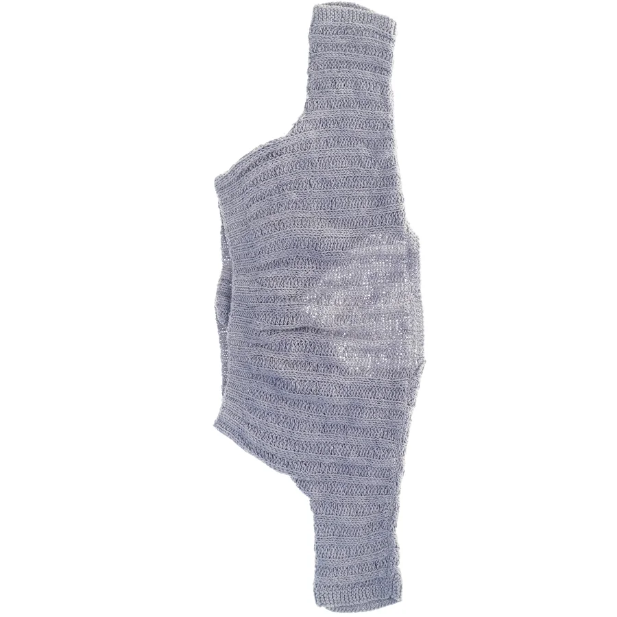 Strikcardigan (str. 37 x 22 cm ærme 14 cm)