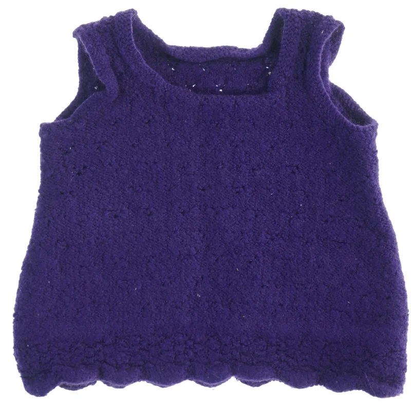 Hæklet børnevest (str. 24 x 28 cm)