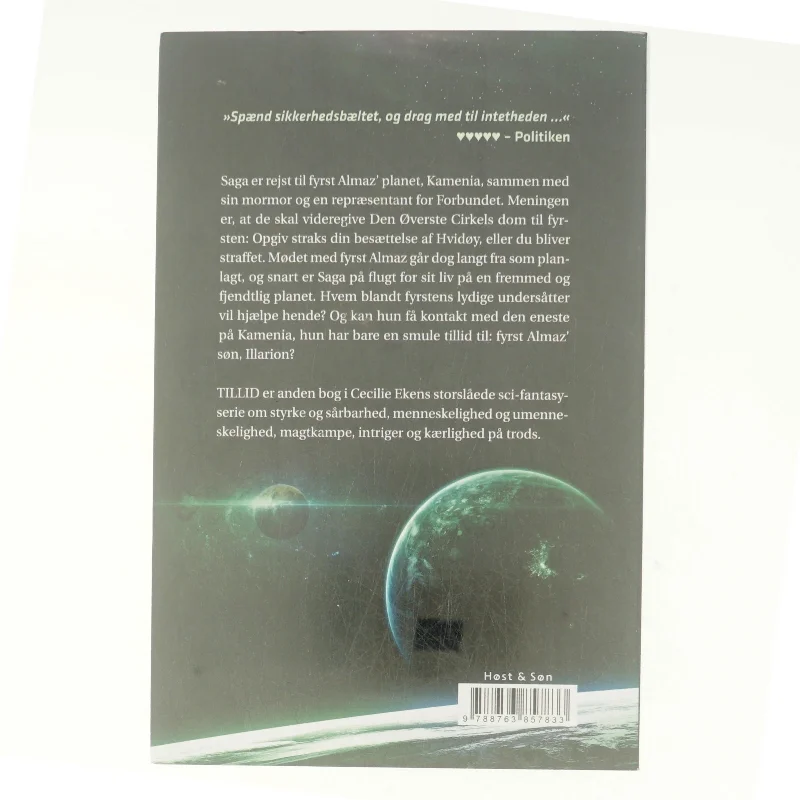 Tillid af Cecilie Eken (Bog)