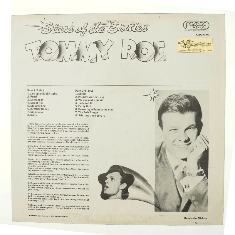 Tommy Roe, Stars of the sixties