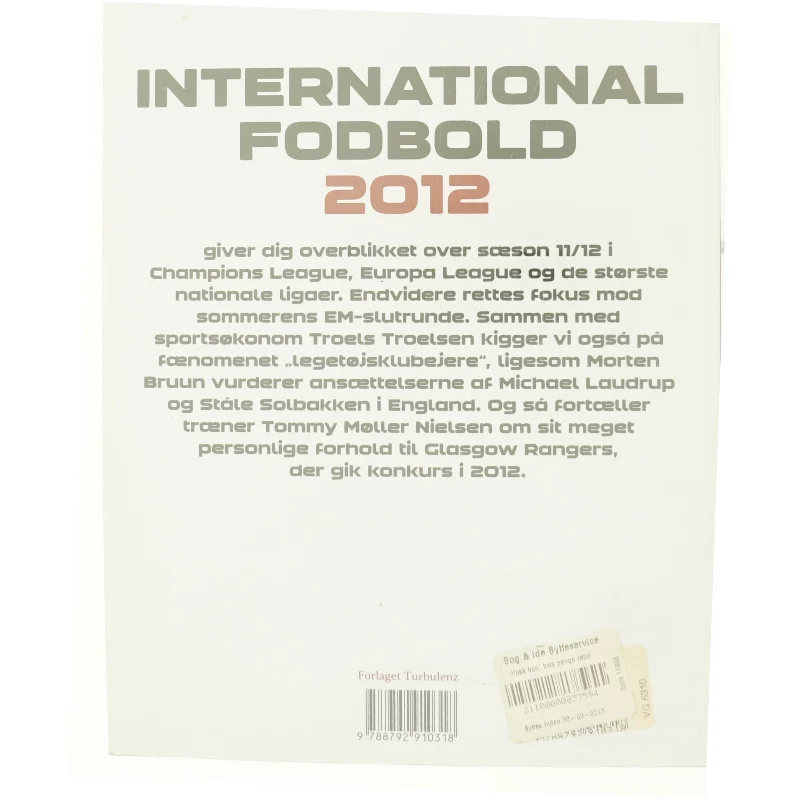 International fodbold 2012 (Bog)