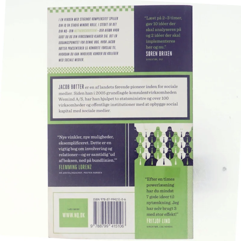 Glem din IQ - tænk over din NQ af Jacob Bøtter (Bog)