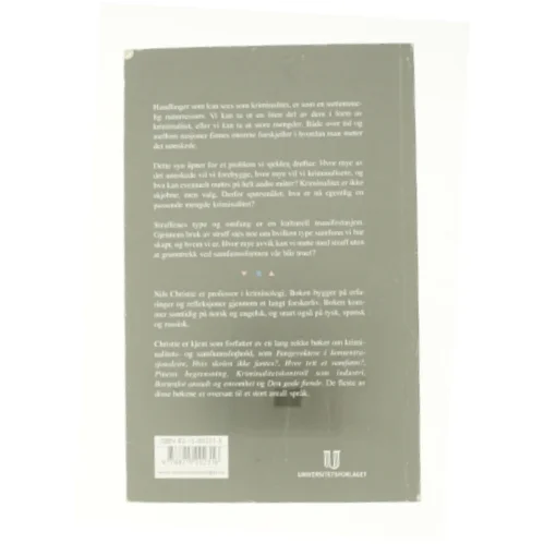 En passende mengde kriminalitet af Nils Christie (Bog)