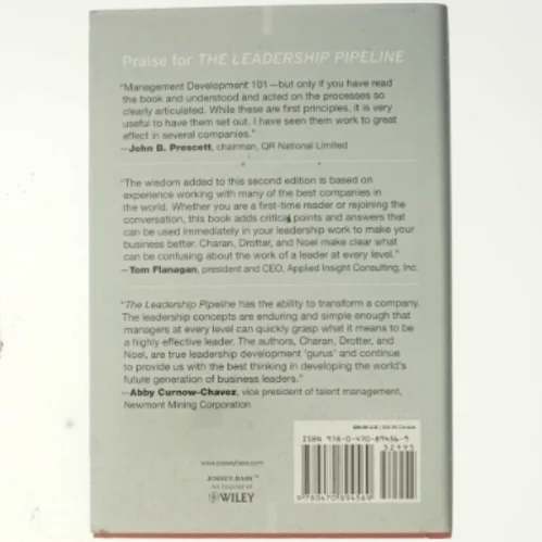 The leadership pipeline : how to build the leadership powered company (Bog)