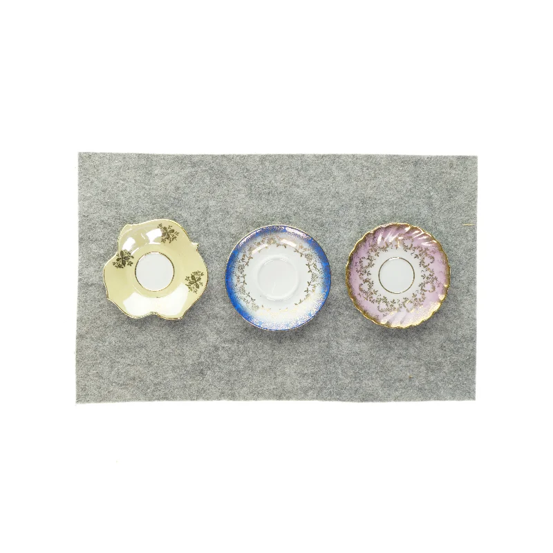 Forskellige underkopper 3 stk. (str. 12 CM)