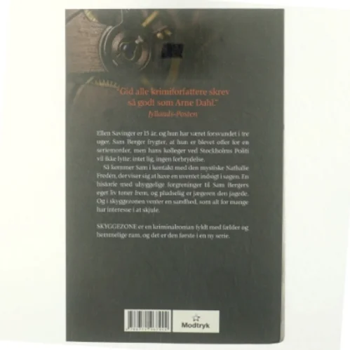 Skyggezone : kriminalroman af Arne Dahl (f. 1963) (Bog)