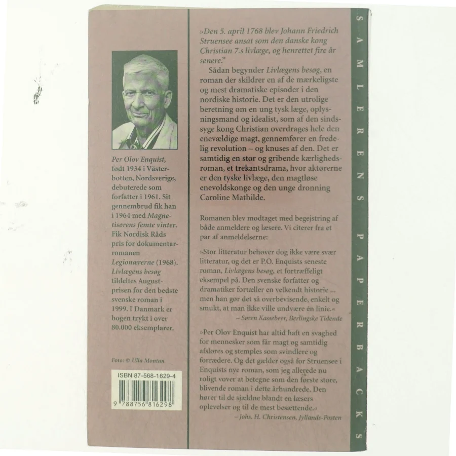 Livlægens besøg af Per Olov Enquist (Bog)