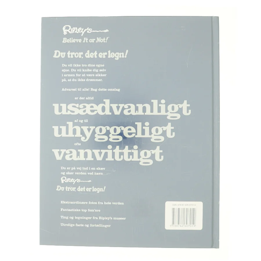 Ripley's du tror, det er løgn! (Bog)