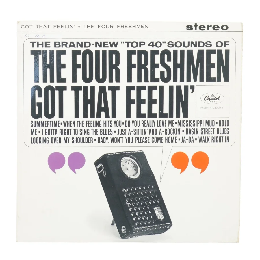 The four freshmen, Got that feelin´ fra Carl Records (str. 30 cm)