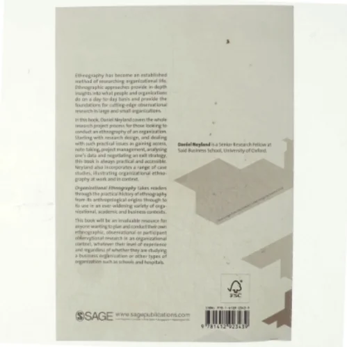 Organizational ethnography af Daniel Neyland (1973-) (Bog)