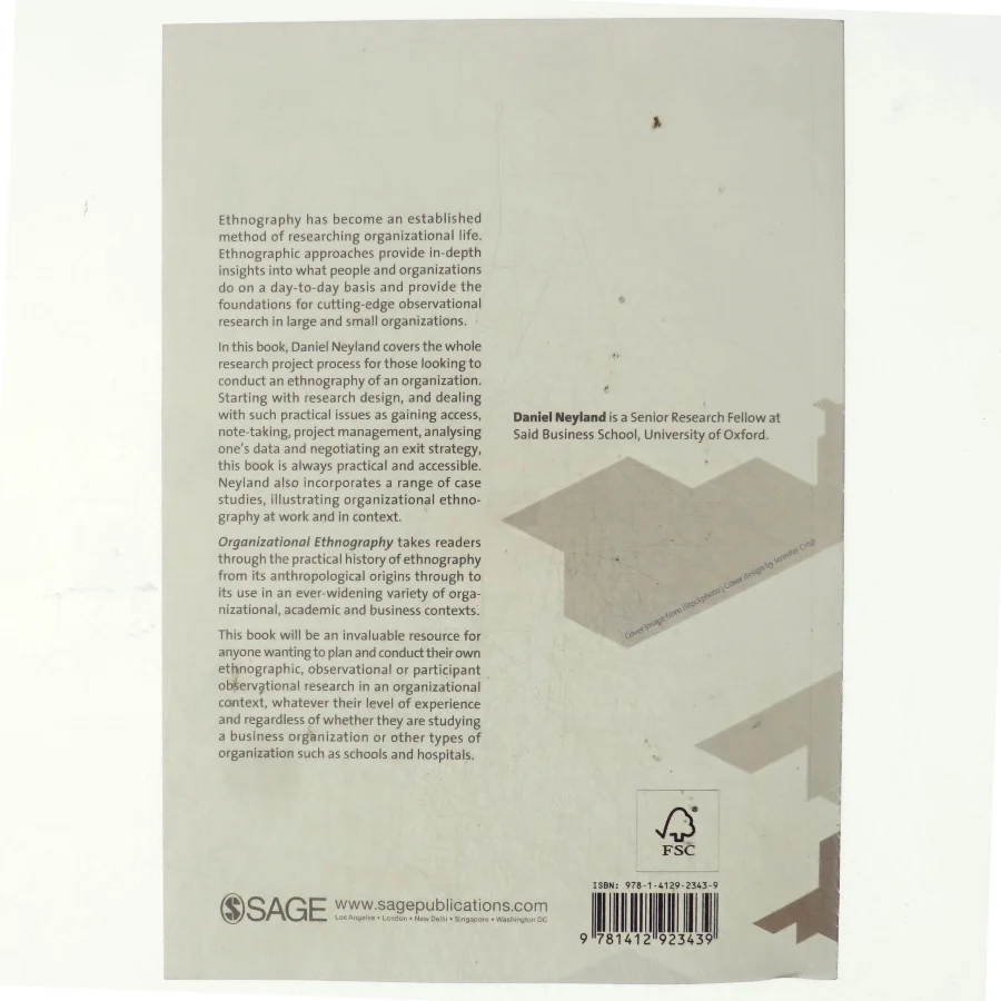 Organizational ethnography af Daniel Neyland (1973-) (Bog)