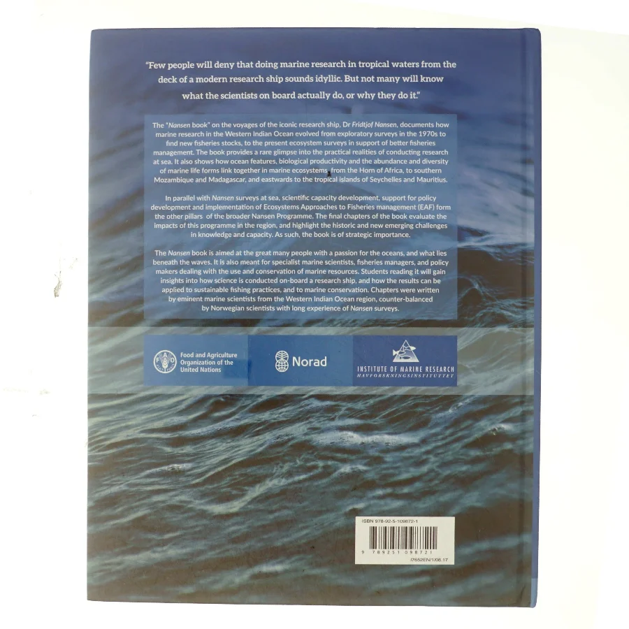 The RV Dr Fridtjof Nansen in the Western Indian Ocean af Food and Agriculture Organization of the United Nations (Bog)