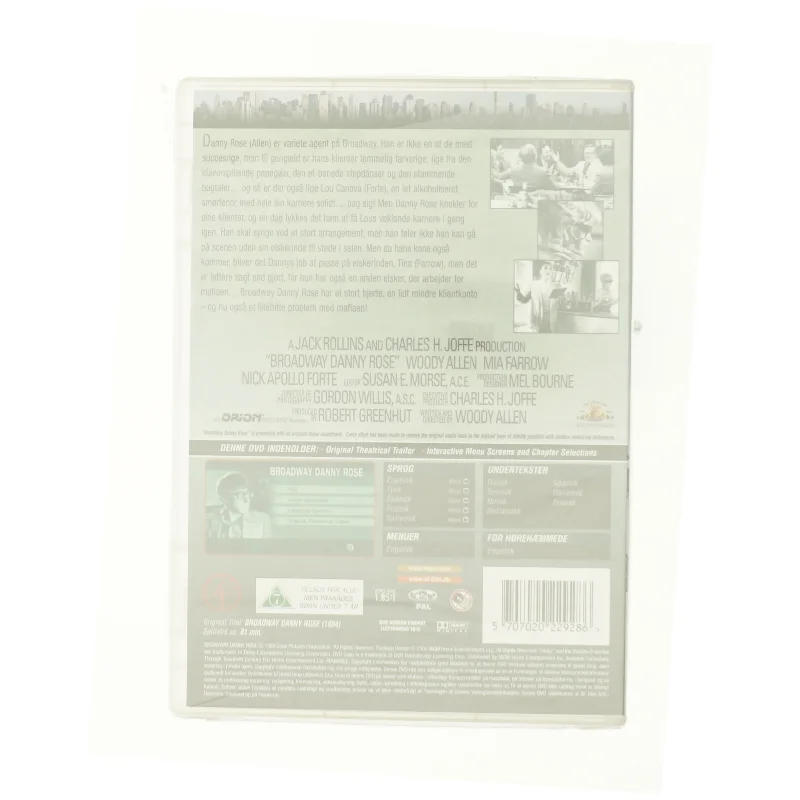 Broadway Danny Rose fra DVD