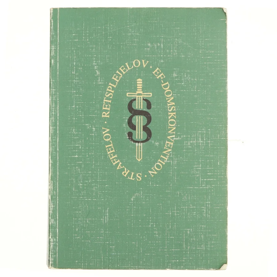 Retsplejelov, EF-domskonvention og straffelov (Bog)