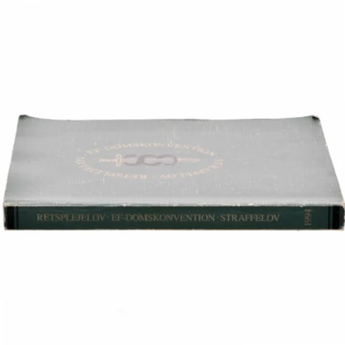 Retsplejelov, EF-domskonvention og straffelov (Bog)