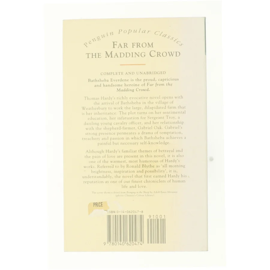 Far from the Madding Crowd af Hardy, Thomas (Bog)