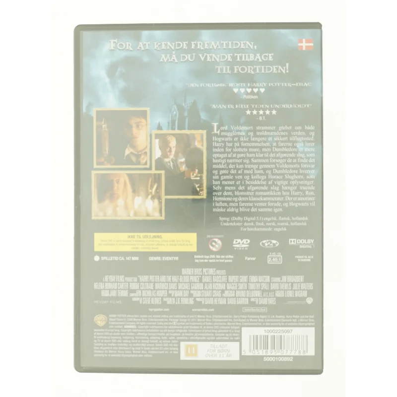 Halvblodsprinsen fra DVD
