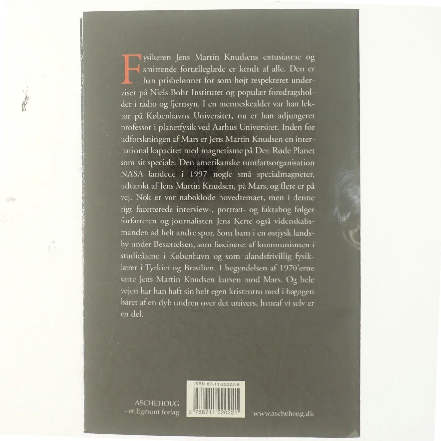 Mars og marsmanden : på rejse til den røde planet med Jens Martin Knudsen (Bog)