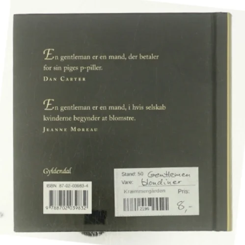 Gentlemen foretrækker blondiner : sagt om mænd af Peter Legård Nielsen (Bog)