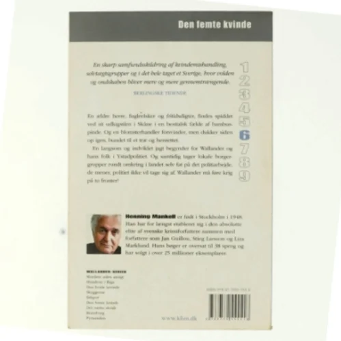 Den femte kvinde af Henning Mankell (Bog)