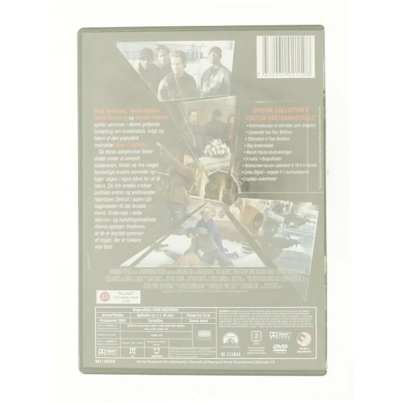 Four Brothers fra DVD