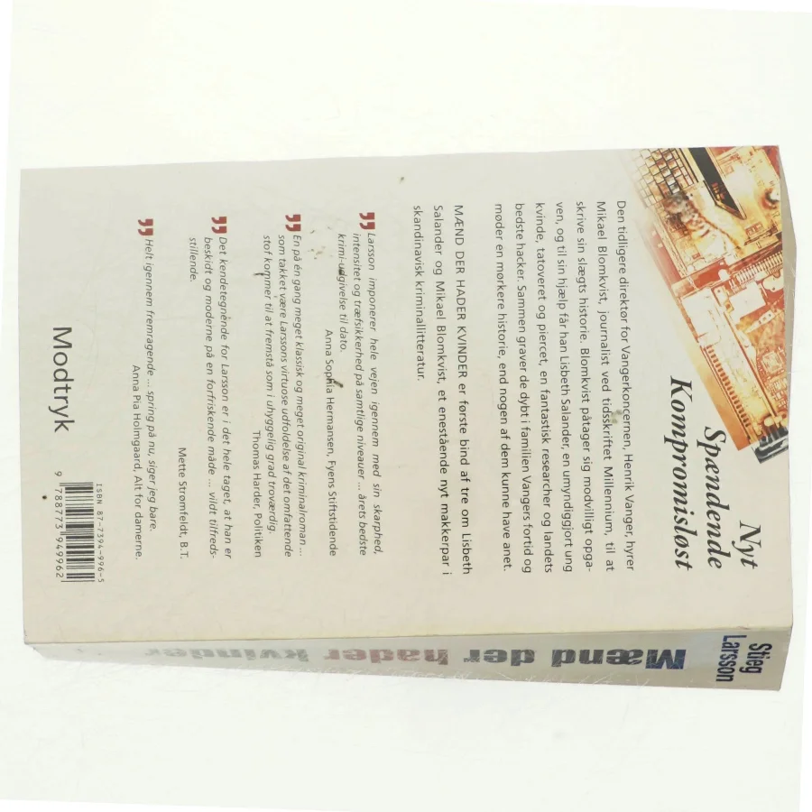 Mænd der hader kvinder af Stieg Larsson (Bog)